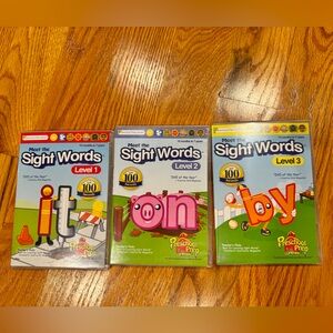 Meet the sight words 1, 2 and 3 DVD